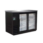 IKON IBB49-2G-24SD - Back Bar Cooler, two-section, 10.45 cu. ft., 49-1/10